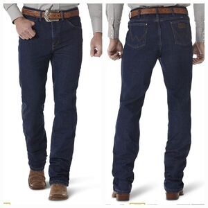 Wrangler Men's COWBOY CUT AC WICKING JEAN Midnight Rinse (47MAVMR) sz 46…